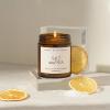 imageSweet Water Decor Relaxation Soy Candle  Eucalyptus Peppermint and Clove Scented Candles for Home  9oz Amber Jar  Black Lid 40 Hour Burn Time Made in the USASalt  Sea