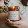imageSweet Water Decor Coastal Lemon Scented Candles  Soy Candles with Lemon Sea Salt ampamp Driftwood for Home Decor  Candle Wax with 40 Hours Burn Time  9oz Gold Lid Clear Jar Candles for Home ScentedWildflowers and Salt