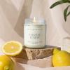 imageSweet Water Decor Coastal Lemon Scented Candles  Soy Candles with Lemon Sea Salt ampamp Driftwood for Home Decor  Candle Wax with 40 Hours Burn Time  9oz Gold Lid Clear Jar Candles for Home ScentedCoastal Lemon