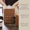 imageSweet Water Decor Island Air Scented Soy Candles  Tropical Fruits Lemons Redolent with Mountain Greens  Fresh Coastal Aroma  50 Hour Burn  12oz Tinted Glass Jar for Home Decor and Bedroom DecorSandalwood Rose