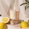 imageSweet Water Decor Island Air Scented Soy Candles  Tropical Fruits Lemons Redolent with Mountain Greens  Fresh Coastal Aroma  50 Hour Burn  12oz Tinted Glass Jar for Home Decor and Bedroom DecorCoastal Lemon