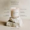 imageSweet Water Decor Coastal Lemon Scented Candles  Soy Candles with Lemon Sea Salt ampamp Driftwood for Home Decor  Candle Wax with 50 Hours Burn Time  11Oz Wood Lid White Jar Candles for Home ScentedWhite