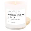 imageSweet Water Decor Coastal Lemon Scented Candles  Soy Candles with Lemon Sea Salt ampamp Driftwood for Home Decor  Candle Wax with 50 Hours Burn Time  11Oz Wood Lid White Jar Candles for Home ScentedWhite