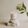 imageSweet Water Decor Coastal Lemon Scented Candles  Soy Candles with Lemon Sea Salt ampamp Driftwood for Home Decor  Candle Wax with 50 Hours Burn Time  11Oz Wood Lid White Jar Candles for Home ScentedWhite