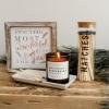 imageSweet Water Decor Coastal Lemon Scented Candles  Soy Candles with Lemon Sea Salt ampamp Driftwood for Home Decor  Candle Wax with 50 Hours Burn Time  11Oz Wood Lid White Jar Candles for Home ScentedAmber