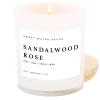 imageSweet Water Decor Coastal Lemon Scented Candles  Soy Candles with Lemon Sea Salt ampamp Driftwood for Home Decor  Candle Wax with 50 Hours Burn Time  11Oz Wood Lid White Jar Candles for Home ScentedWhite
