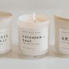 imageSweet Water Decor Coastal Lemon Scented Candles  Soy Candles with Lemon Sea Salt ampamp Driftwood for Home Decor  Candle Wax with 50 Hours Burn Time  11Oz Wood Lid White Jar Candles for Home ScentedWhite