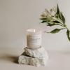 imageSweet Water Decor Coastal Lemon Scented Candles  Soy Candles with Lemon Sea Salt ampamp Driftwood for Home Decor  Candle Wax with 50 Hours Burn Time  11Oz Wood Lid White Jar Candles for Home ScentedWhite