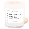 imageSweet Water Decor Coastal Lemon Scented Candles  Soy Candles with Lemon Sea Salt ampamp Driftwood for Home Decor  Candle Wax with 50 Hours Burn Time  11Oz Wood Lid White Jar Candles for Home ScentedWhite