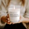 imageSweet Water Decor Coastal Lemon Scented Candles  Soy Candles with Lemon Sea Salt ampamp Driftwood for Home Decor  Candle Wax with 50 Hours Burn Time  11Oz Wood Lid White Jar Candles for Home ScentedWhite
