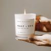 imageSweet Water Decor Coastal Lemon Scented Candles  Soy Candles with Lemon Sea Salt ampamp Driftwood for Home Decor  Candle Wax with 50 Hours Burn Time  11Oz Wood Lid White Jar Candles for Home ScentedWhite
