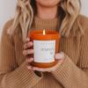 imageSweet Water Decor Pink Grapefruit Soy Candles  Grapefruit Orange Rose Musk Cedarwood Scented Candles ampamp Home decor  Summer Scent  15oz Tan Matte Jar 70 Hour Burn Time Made in the USAOrange