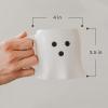 imageSweet Water Decor Cream Pumpkin Ceramic Coffee Mug  Halloween Mug Dishwasher ampamp Microwave Safe  Halloween Coffee Mug for Soothing Tea ampamp Pumpkin Spice Latte  Cream Fall Mug Designed in USA 15ozGhost