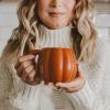 imageSweet Water Decor Cream Pumpkin Ceramic Coffee Mug  Halloween Mug Dishwasher ampamp Microwave Safe  Halloween Coffee Mug for Soothing Tea ampamp Pumpkin Spice Latte  Cream Fall Mug Designed in USA 15ozOrange Pumpkin