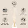 imageSweet Water Decor Coastal Lemon Clear Reed Diffuser  Room Decor Aesthetic with LongLasting Premium Fragrance of Lemon Sea Salt Jasmine ampamp Driftwood for 4 Months  Ideal for Home DcorFresh Apple Blossom