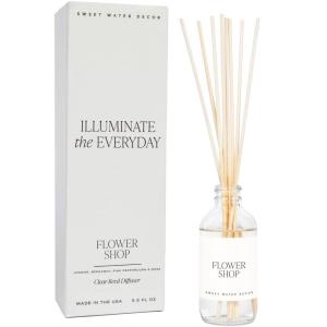 imageSweet Water Decor Coastal Lemon Clear Reed Diffuser  Room Decor Aesthetic with LongLasting Premium Fragrance of Lemon Sea Salt Jasmine ampamp Driftwood for 4 Months  Ideal for Home DcorFlower Shop