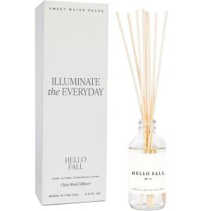 imageSweet Water Decor Coastal Lemon Clear Reed Diffuser  Room Decor Aesthetic with LongLasting Premium Fragrance of Lemon Sea Salt Jasmine ampamp Driftwood for 4 Months  Ideal for Home DcorHello Fall No 17