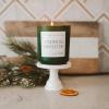 imageSweet Water Decor Spiced Apple Cider Soy Candle  Orange Lemon and Cinnamon Scented Candle for Home  15oz Orange Jar 70 Hour Burn Time Made in the USAGreen