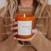 imageSweet Water Decor Spiced Apple Cider Soy Candle  Orange Lemon and Cinnamon Scented Candle for Home  15oz Orange Jar 70 Hour Burn Time Made in the USAOrange