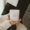 imageSweet Water Decor Spiced Apple Cider Soy Candle  Orange Lemon and Cinnamon Scented Candle for Home  15oz Orange Jar 70 Hour Burn Time Made in the USATan
