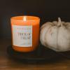 imageSweet Water Decor Trick or Treat Candle Large 15oz Jar Scented with Pumpkin Apple Cinnamon ampamp Vanilla NonToxic Soy Wax Blend Indoor Halloween Decorations for Home ampamp Bathroom 70 Hour BurnOrange