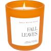 imageSweet Water Decor Trick or Treat Candle Large 15oz Jar Scented with Pumpkin Apple Cinnamon ampamp Vanilla NonToxic Soy Wax Blend Indoor Halloween Decorations for Home ampamp Bathroom 70 Hour BurnOrange