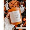 imageSweet Water Decor Trick or Treat Candle Large 15oz Jar Scented with Pumpkin Apple Cinnamon ampamp Vanilla NonToxic Soy Wax Blend Indoor Halloween Decorations for Home ampamp Bathroom 70 Hour BurnOrange