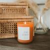 imageSweet Water Decor Trick or Treat Candle Large 15oz Jar Scented with Pumpkin Apple Cinnamon ampamp Vanilla NonToxic Soy Wax Blend Indoor Halloween Decorations for Home ampamp Bathroom 70 Hour BurnOrange
