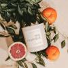 imageSweet Water Decor Trick or Treat Candle Large 15oz Jar Scented with Pumpkin Apple Cinnamon ampamp Vanilla NonToxic Soy Wax Blend Indoor Halloween Decorations for Home ampamp Bathroom 70 Hour BurnTan