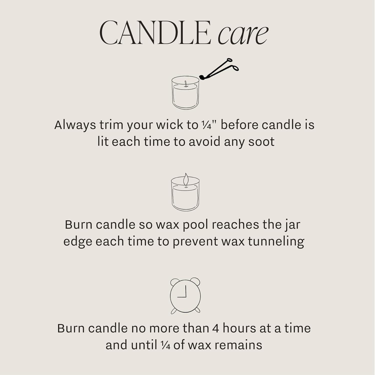 imageSweet Water Decor Spa Day Patterned Candle  Soy Candles with Sea Salt Jasmine Wood Cream Aroma 40 Hour Burn  9oz Clear Glass Jar  Ideal for Valentines Presents or Any Special OccasionAutumn Orchard