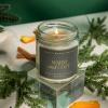 imageSweet Water Decor Spa Day Patterned Candle  Soy Candles with Sea Salt Jasmine Wood Cream Aroma 40 Hour Burn  9oz Clear Glass Jar  Ideal for Valentines Presents or Any Special OccasionWarm and Cozy