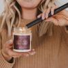 imageSweet Water Decor Spa Day Patterned Candle  Soy Candles with Sea Salt Jasmine Wood Cream Aroma 40 Hour Burn  9oz Clear Glass Jar  Ideal for Valentines Presents or Any Special OccasionAutumn Orchard