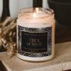 imageSweet Water Decor Trick or Treat Candle Autumn Scented Notes of Pumpkin Spices ampamp Caramel 40 Hour Burn Time NonToxic Soy Wax Blend Poured in the USA Cotton Wick 9oz Glass Jar with Gold LidTrick or Treat