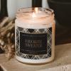 imageSweet Water Decor Trick or Treat Candle Autumn Scented Notes of Pumpkin Spices ampamp Caramel 40 Hour Burn Time NonToxic Soy Wax Blend Poured in the USA Cotton Wick 9oz Glass Jar with Gold LidFavorite Sweater