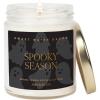 imageSweet Water Decor Spa Day Patterned Candle  Soy Candles with Sea Salt Jasmine Wood Cream Aroma 40 Hour Burn  9oz Clear Glass Jar  Ideal for Valentines Presents or Any Special OccasionSpooky Season