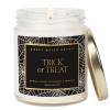 imageSweet Water Decor Trick or Treat Candle Autumn Scented Notes of Pumpkin Spices ampamp Caramel 40 Hour Burn Time NonToxic Soy Wax Blend Poured in the USA Cotton Wick 9oz Glass Jar with Gold LidTrick or Treat
