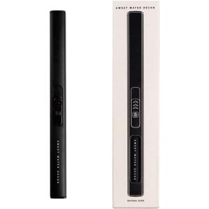 imageSweet Water Decor Black Electric Lighter Rechargeable Electric Candle Lighter USB Lighter with Long Lasting Charge Lighter Pen for Kitchen Electronic Matches