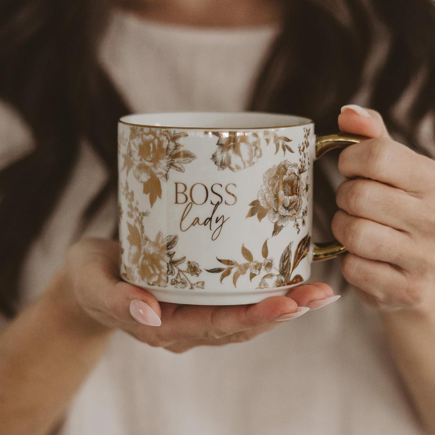 imageSweet Water Decor Gold Spiderwebs Mug 14oz Fine Bone China Coffee Cup with Gold Handle Cute Halloween Decorations for Home Spider Web Mug Fall Seasonal Decor Spooky Season Gifts for WomenWhite with Gold Accents