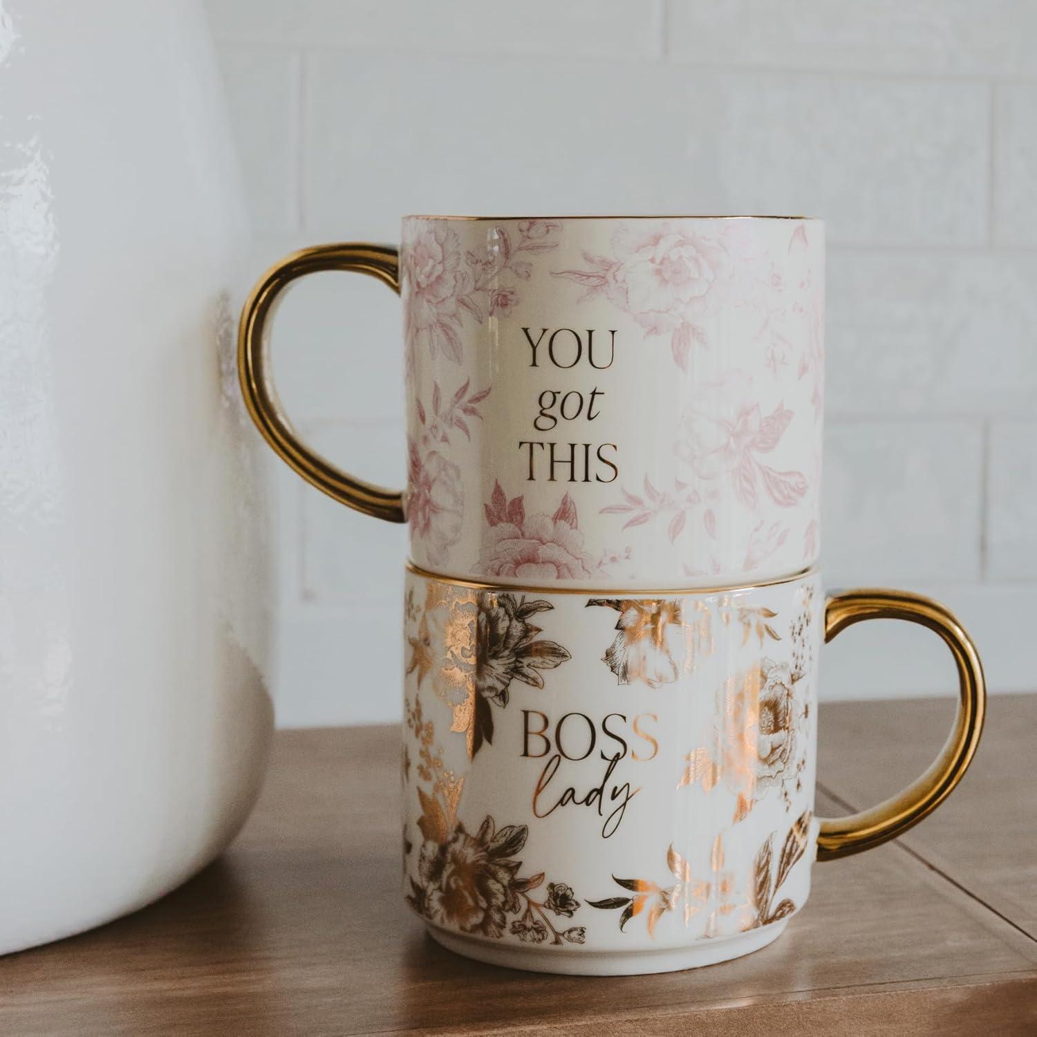 imageSweet Water Decor Gold Spiderwebs Mug 14oz Fine Bone China Coffee Cup with Gold Handle Cute Halloween Decorations for Home Spider Web Mug Fall Seasonal Decor Spooky Season Gifts for WomenYou Got This  Floral