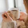 imageSweet Water Decor Gold Spiderwebs Mug 14oz Fine Bone China Coffee Cup with Gold Handle Cute Halloween Decorations for Home Spider Web Mug Fall Seasonal Decor Spooky Season Gifts for WomenGold Leaves