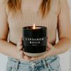 imageSweet Water Decor Christmas Candle  Cinnamon Trees Orange and Clove Scented Winter Candle  Christmas Soy Candles and Decor for Home  12oz Sandstone Jar 50 Hour Burn Time Made in The USACinnamon Rolls