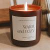 imageSweet Water Decor Warm and Cozy Candle Pine Cinnamon ampamp Fir Scented Winter Candles for Home Large 15oz Black Jar 70 Hour Burn Time NonToxic Soy Blend Wax Stocking Stuffer Made in The USABrown