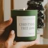 imageSweet Water Decor Warm and Cozy Candle Pine Cinnamon ampamp Fir Scented Winter Candles for Home Large 15oz Black Jar 70 Hour Burn Time NonToxic Soy Blend Wax Stocking Stuffer Made in The USAGreen