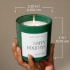 imageSweet Water Decor Warm and Cozy Candle Pine Cinnamon ampamp Fir Scented Winter Candles for Home Large 15oz Black Jar 70 Hour Burn Time NonToxic Soy Blend Wax Stocking Stuffer Made in The USAGreen