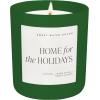 imageSweet Water Decor Warm and Cozy Candle Pine Cinnamon ampamp Fir Scented Winter Candles for Home Large 15oz Black Jar 70 Hour Burn Time NonToxic Soy Blend Wax Stocking Stuffer Made in The USAGreen