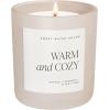 imageSweet Water Decor Warm and Cozy Candle Pine Cinnamon ampamp Fir Scented Winter Candles for Home Large 15oz Black Jar 70 Hour Burn Time NonToxic Soy Blend Wax Stocking Stuffer Made in The USATan