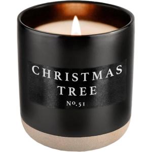 imageSweet Water Decor Christmas Candle  Cinnamon Trees Orange and Clove Scented Winter Candle  Christmas Soy Candles and Decor for Home  12oz Sandstone Jar 50 Hour Burn Time Made in The USAChristmas Tree