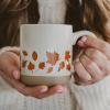 imageSweet Water Decor Gingerbread Coffee Mug 14oz Stoneware Christmas Mug Dishwasher ampamp Microwave Safe Large Holiday Winter Cup for Coffee Tea ampamp Hot Chocolate Stocking Stuffer Gifts for WomenOrange Leaves