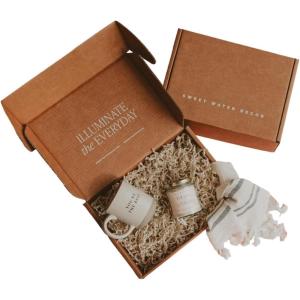 imageSweet Water Decor Birthday Gift Box  Birthday Gifts Already Packaged  Mugs Made in The USA Candles and Turkish Hand TowelBirthday