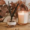imageSweet Water Decor Warm and Cozy Reed Diffuser Set  Orange Cinnamon Clove and Pine Fall and Winter Scented Diffuser  Sandstone Diffusers for Home Long Lasting Fragrance Made in The USAHello Fall